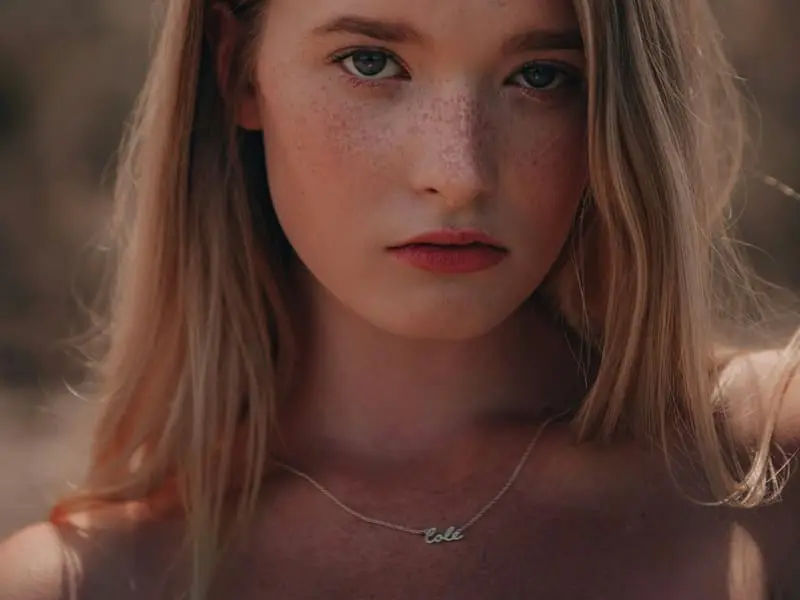 Close-up of smooth, clear skin